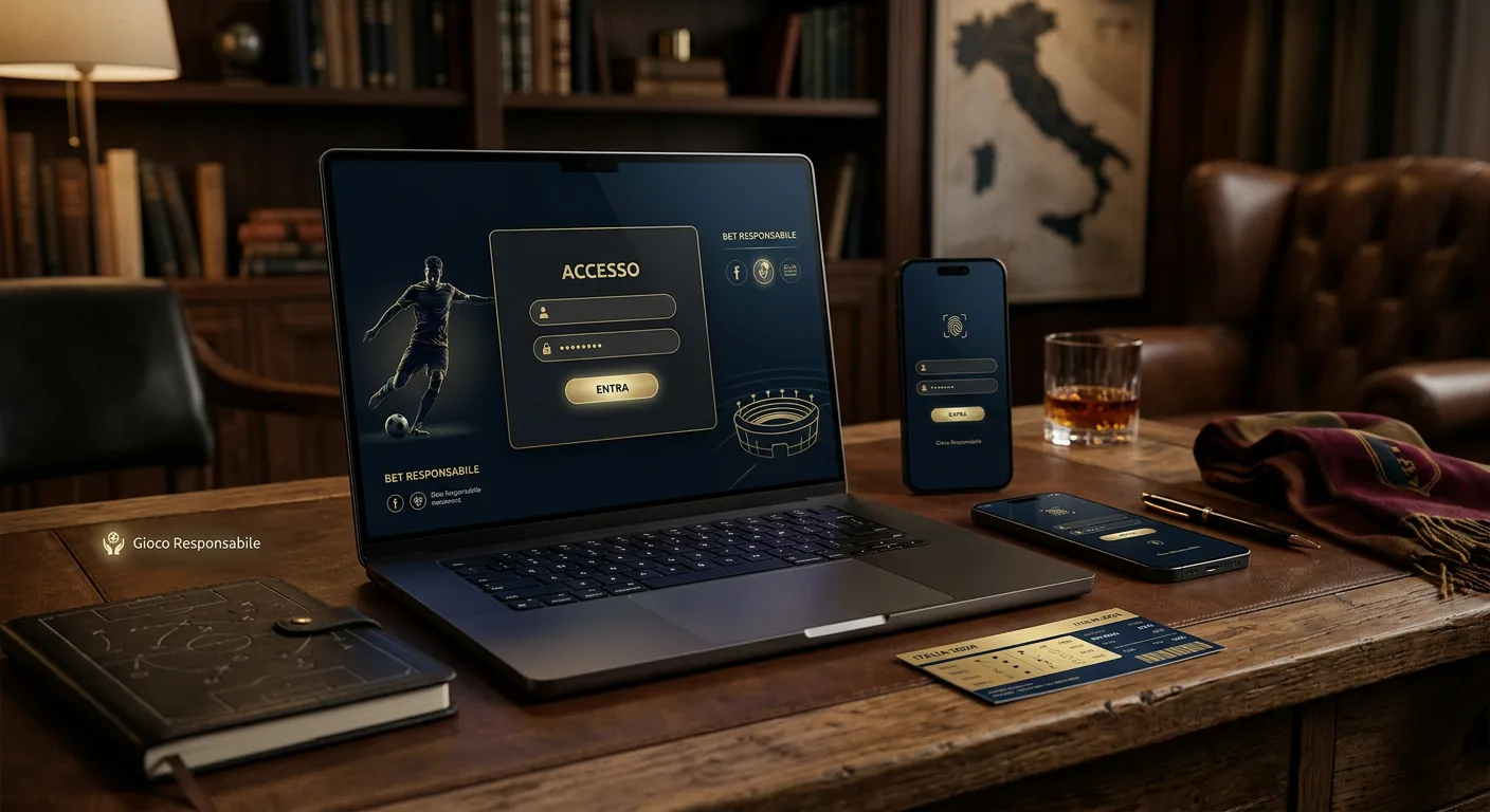 GoldBet login – modulo di accesso con e-mail e password su desktop